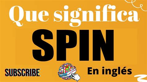 spin traduccion